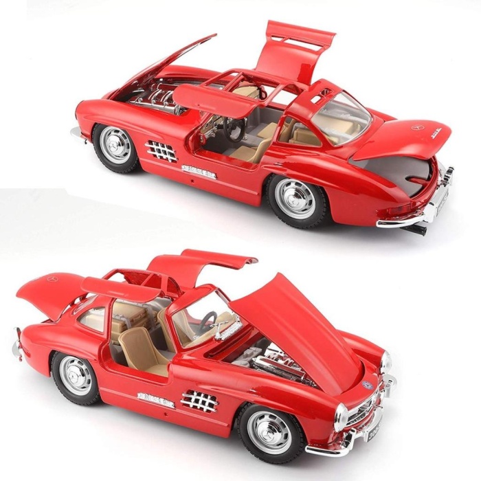 Nessiworld 22023 Burago 1:24 Mersedes Benz 300SL 1954 Model Araba