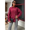 Klasik Oversize Poplin Gömlek 3421