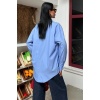 Klasik Oversize Poplin Gömlek 3421