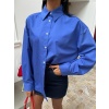 Klasik Oversize Poplin Gömlek 3421