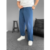 İki İplik Kumaş Baggy Alt Esofman - Turkuaz