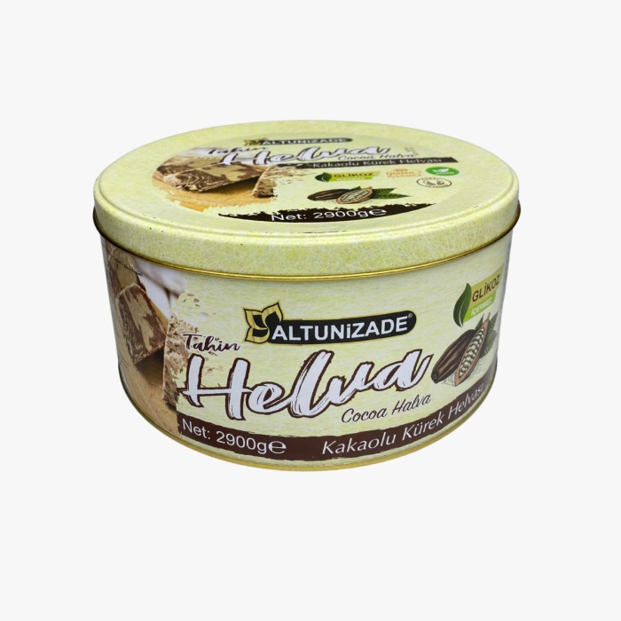 Kakaolu Tahin Helva Teneke Kutu 2900 gr