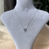 Swarovski Taşlı Rodyum Kaplama Kolye