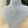 Swarovski Taşlı Rodyum Kaplama Kolye
