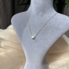 Swarovski Taşlı Rodyum Kaplama Kolye