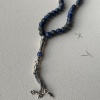 925 ayar gümüş lapis lazuli tesbih