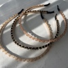 Taç kristal boncuklu 3lü set