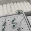 925 ayar gümüş zümrüt set