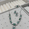 925 ayar gümüş zümrüt set