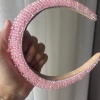 Taşlı pembe taç