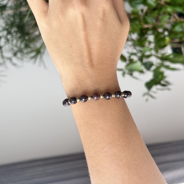 Lal taşı (granat-garnet)bileklik