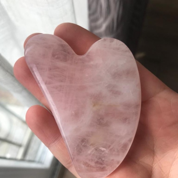Pembe Kuvars Yüz Masaj Seti