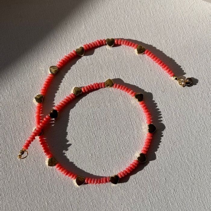 Mercan yılbaşı kolye