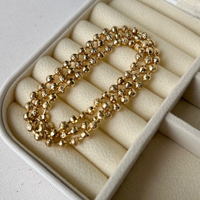 Dorika kolye 50 cm gold renk 14 K