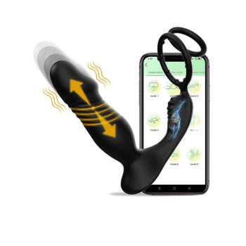 Censan 5in1 Telefon Kontrollü Titreşimli İleri Geri Vibratör