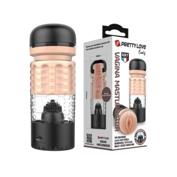 Censan Emily Siyah Vajina &amp; Dil Mastürbatör