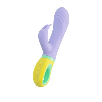 Flovetta Wisteria G Noktası ve Klitoral Uyarıcı Silikon Vibratör – Mor, 18,5 cm