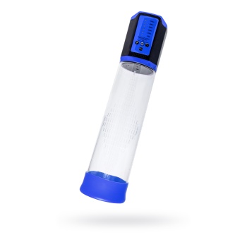Sexus Men Expert Ragnar otomatik Penis Pompası, ABS plastik, Mavi, 29 cm
