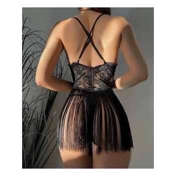 YENİ SEZON Dantelli Püsküllü Gecelik