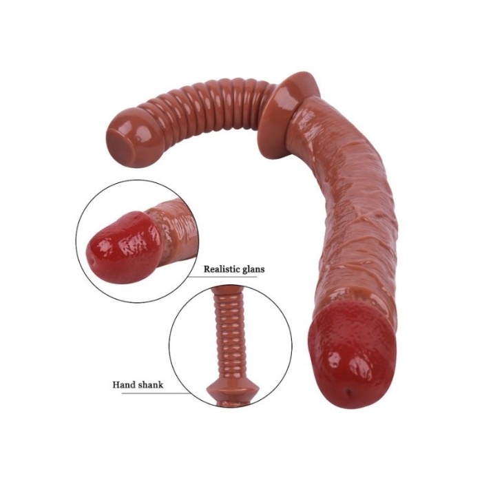 Censan KahveRengi 38 cm Jop Dildo Model No:1070