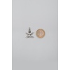 Meditasyon - Yoga - Ruhani - Düz Ezme Zincir Kolye - Antik Gümüş Kaplama - Kadın Erkek - 60 cm