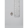 Minimalist Kalp Örme Zincir Kolye - Antik Gümüş Kaplama - Kadın Erkek - 60 cm