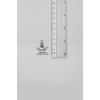 Meditasyon - Yoga - Ruhani - Örme Zincir Kolye - Antik Gümüş Kaplama - Kadın Erkek - 60 cm