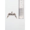 Metallica Logo Kolye Ucu - Antik Gümüş Kaplama