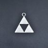 The Legend Of Zelda - Üçgen Gümüş Kaplama Kolye Ucu