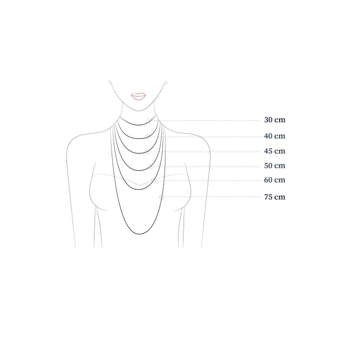 Viking Pusula Kolye (Vegvisir) - Düz Ezme İthal Zincirli Unisex Gümüş Kaplama - 60 cm