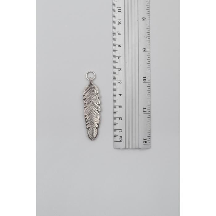 Tüy Örme Zincir Kolye - Antik Gümüş Kaplama - Kadın Erkek - 60 cm