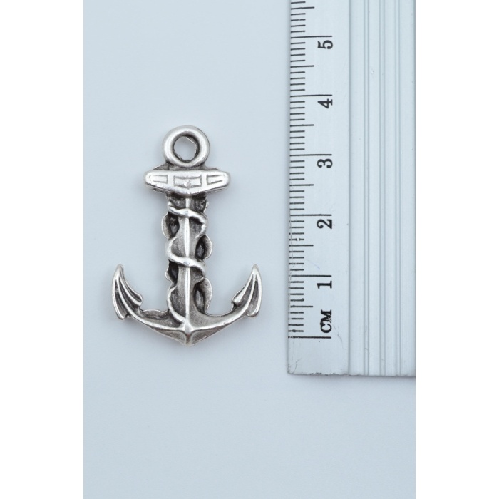 3lü Gemici Dümen Çapa Yelkenli Gümüş Kaplama Kolye Seti