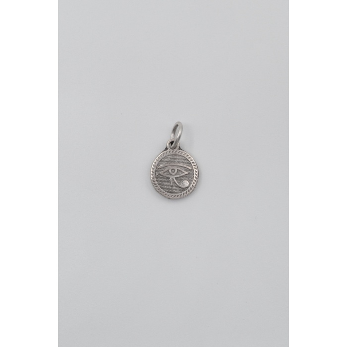 Horusun Gözü Kolye Ucu - Antik Gümüş Kaplama - Kadın Erkek