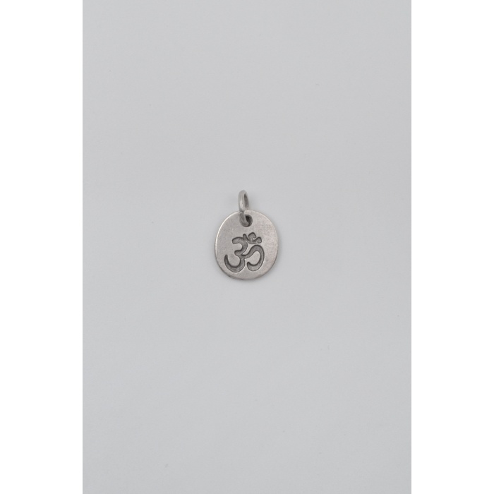 Om Aum Sembolü Kolye Ucu - Antik Gümüş Kaplama - Kadın Erkek