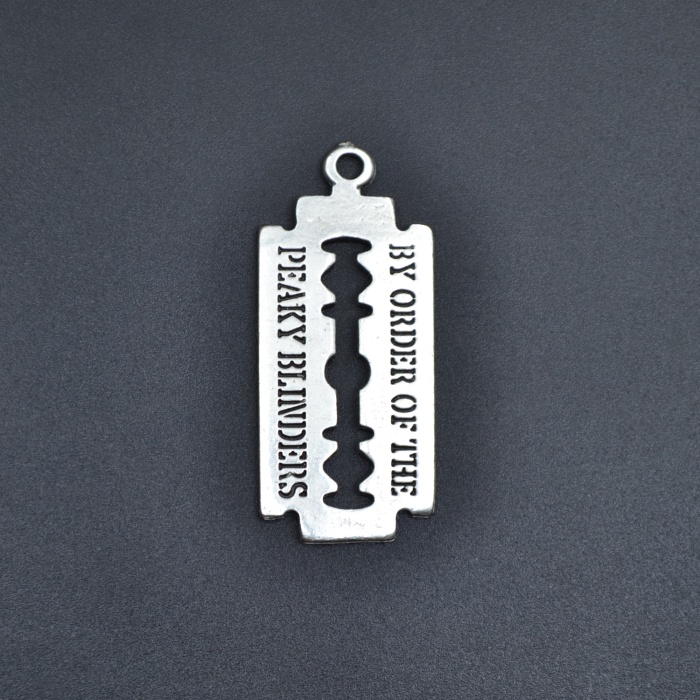 Peaky Blınders Jilet Gümüş Kaplama Kolye Ucu