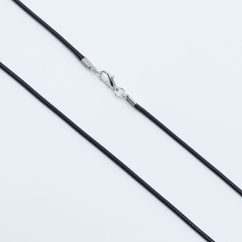 Zülfikar Ya Ali Kılıcı Gümüş Kaplama Deri İp Kolye