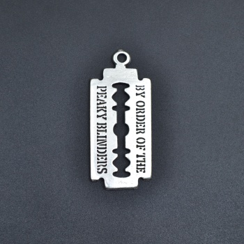 Peaky Blınders Jilet Gümüş Kaplama Kolye Ucu