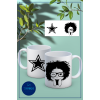 Baskılı Kupa Bardak Seramik Mug - Bonus ve Yıldız