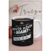 Baskılı Kupa Bardak Seramik Mug - Kovirmisin Ağaam