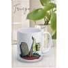 Baskılı Kupa Bardak Seramik Mug - Halloween RIP