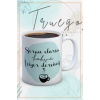 Baskılı Kupa Bardak Seramik Mug - Soran olursa...
