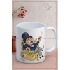 Baskılı Kupa Bardak Seramik Mug - Zengin Yaşlı Adam
