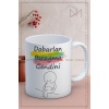 Baskılı Kupa Bardak Seramik Mug - Çizgi Dobarlan Bıragma Gendini