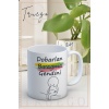 Baskılı Kupa Bardak Seramik Mug - Çizgi Dobarlan Bıragma Gendini