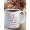 Baskılı Kupa Bardak Seramik Mug - Ruh Hastası Kolay Olunmuyor, Ben Yıllarımı Verdim