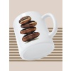 Baskılı Kupa Bardak Seramik Mug - Kahve Çekirdekleri