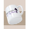 Baskılı Kupa Bardak Seramik Mug - Bir Kupa Mutluluk