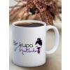 Baskılı Kupa Bardak Seramik Mug - Bir Kupa Mutluluk