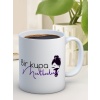 Baskılı Kupa Bardak Seramik Mug - Bir Kupa Mutluluk