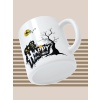 Baskılı Kupa Bardak Seramik Mug - Cadılar Bayramı